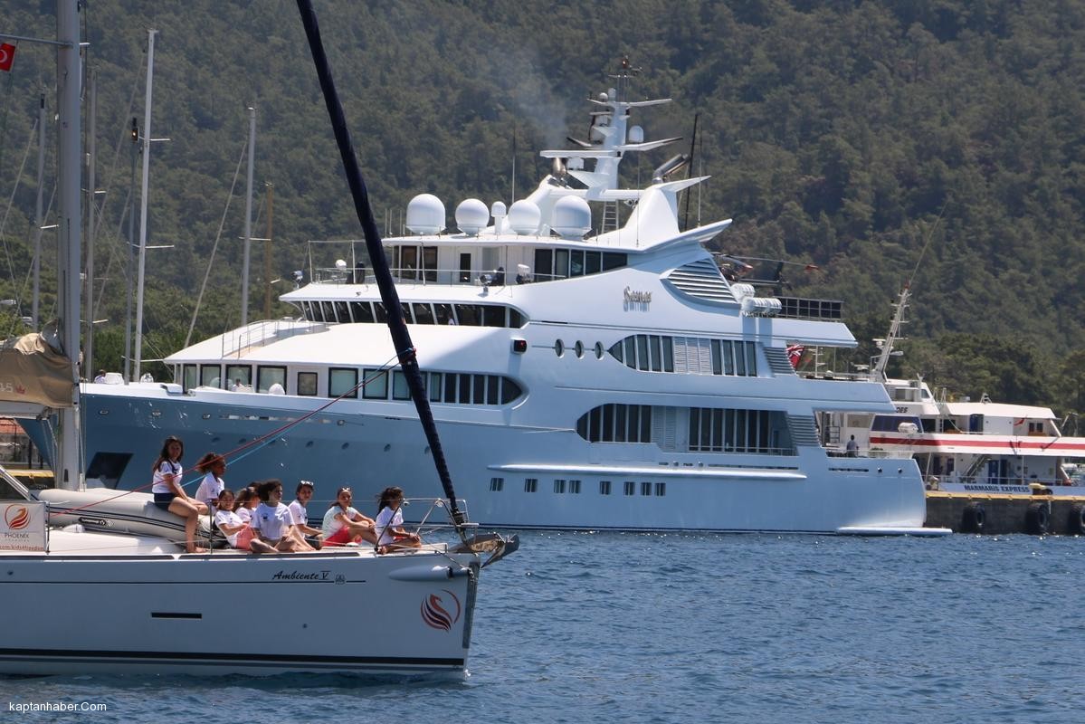 "Samar" isimli motoryat Marmaris'te